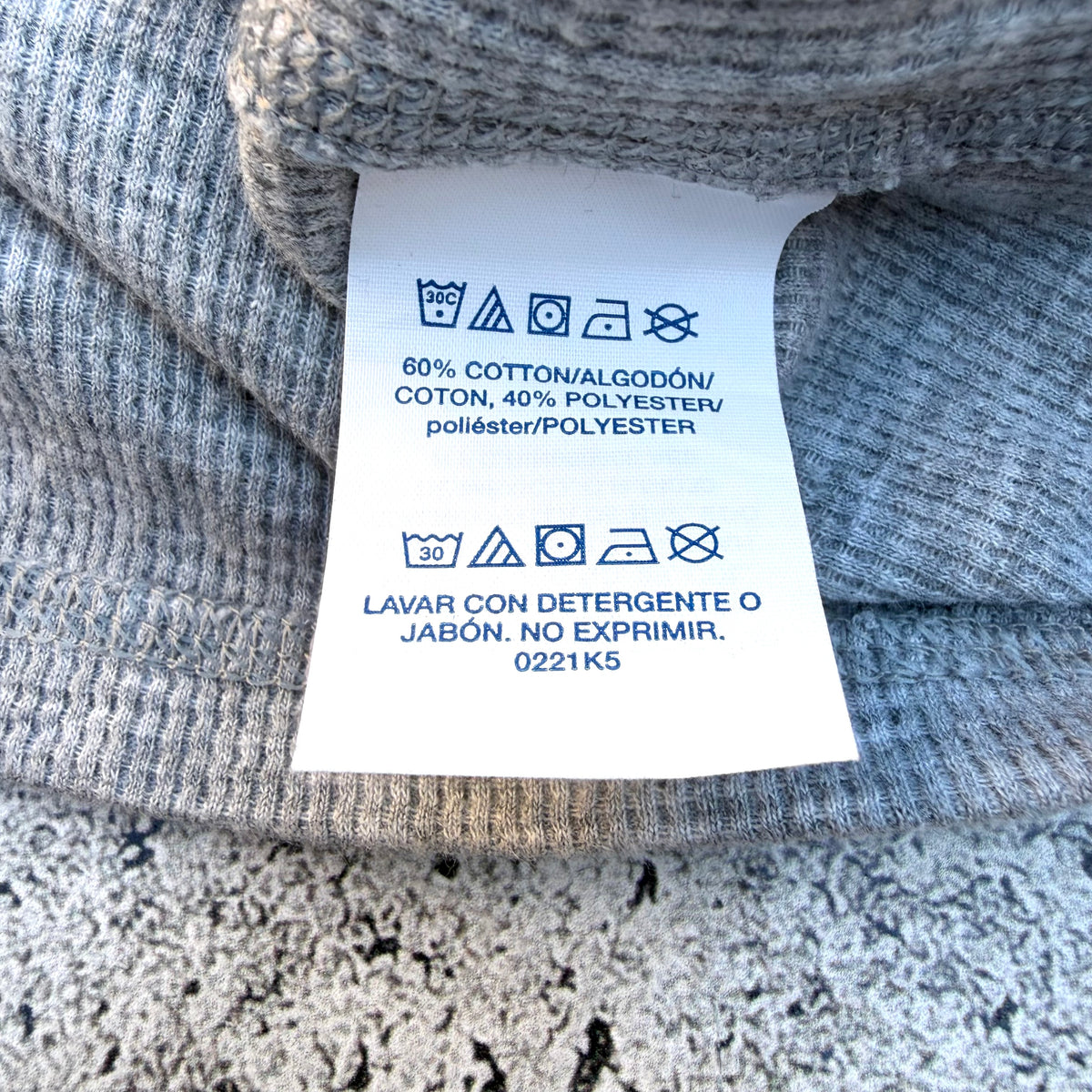 Polo Ralph Lauren Bear Sleepwear Long Sleeve Thermal Shirt [Small]
