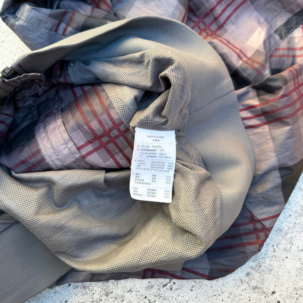 Nike 6.0 Plaid Vintage Windbreaker Jacket