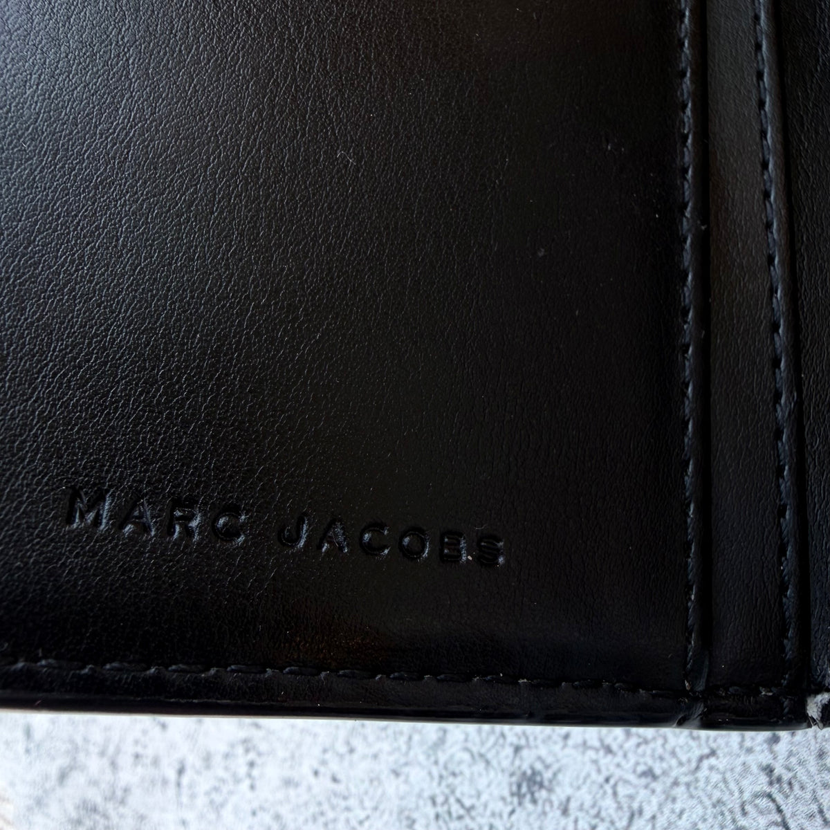 Marc Jacobs New York Black Leather Wallet