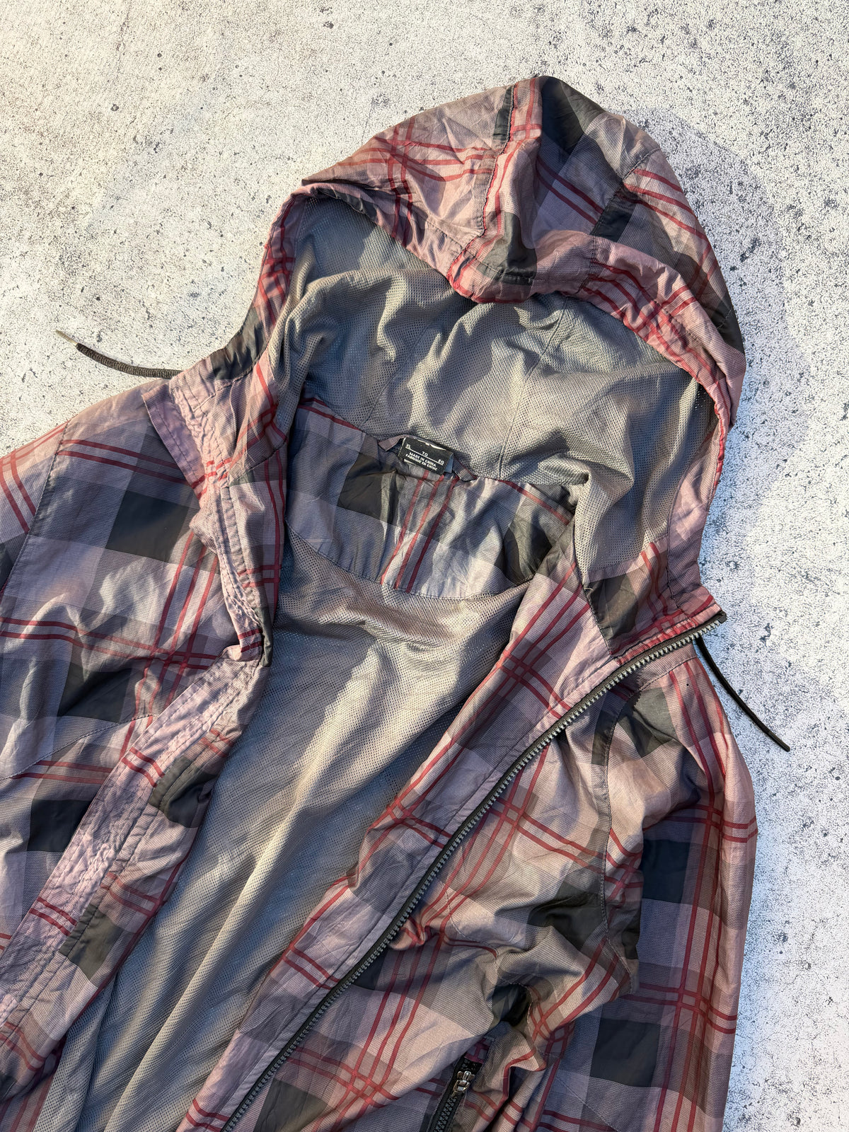 Nike 6.0 Plaid Vintage Windbreaker Jacket