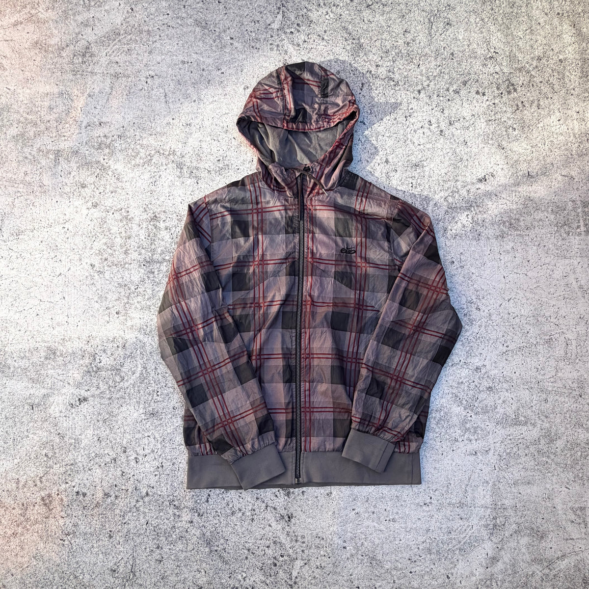 Nike 6.0 Plaid Vintage Windbreaker Jacket