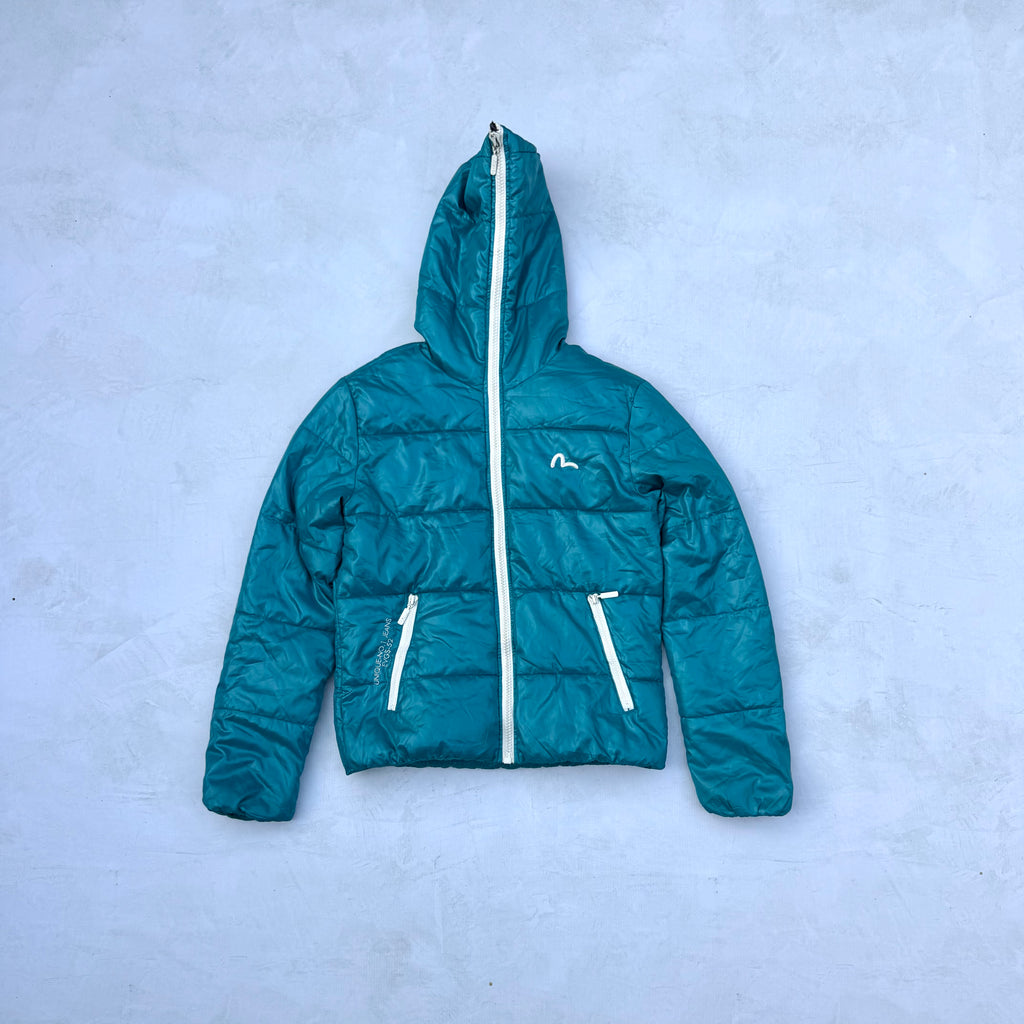 Evisu Full Zipper Men’s Puffer Jacket [Small]