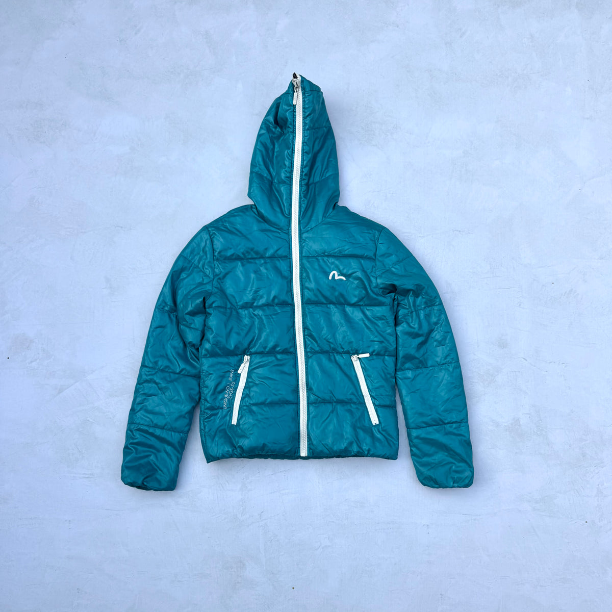 Evisu Full Zipper Men’s Puffer Jacket [Small]
