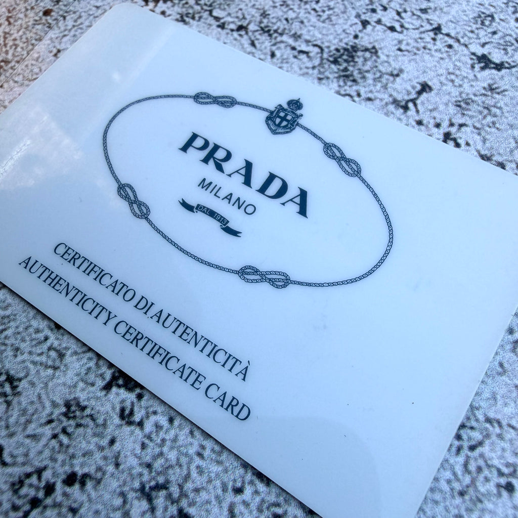 Prada Milano Vintage 1997 Leather Wallet [With Authenticity Certificate Card]
