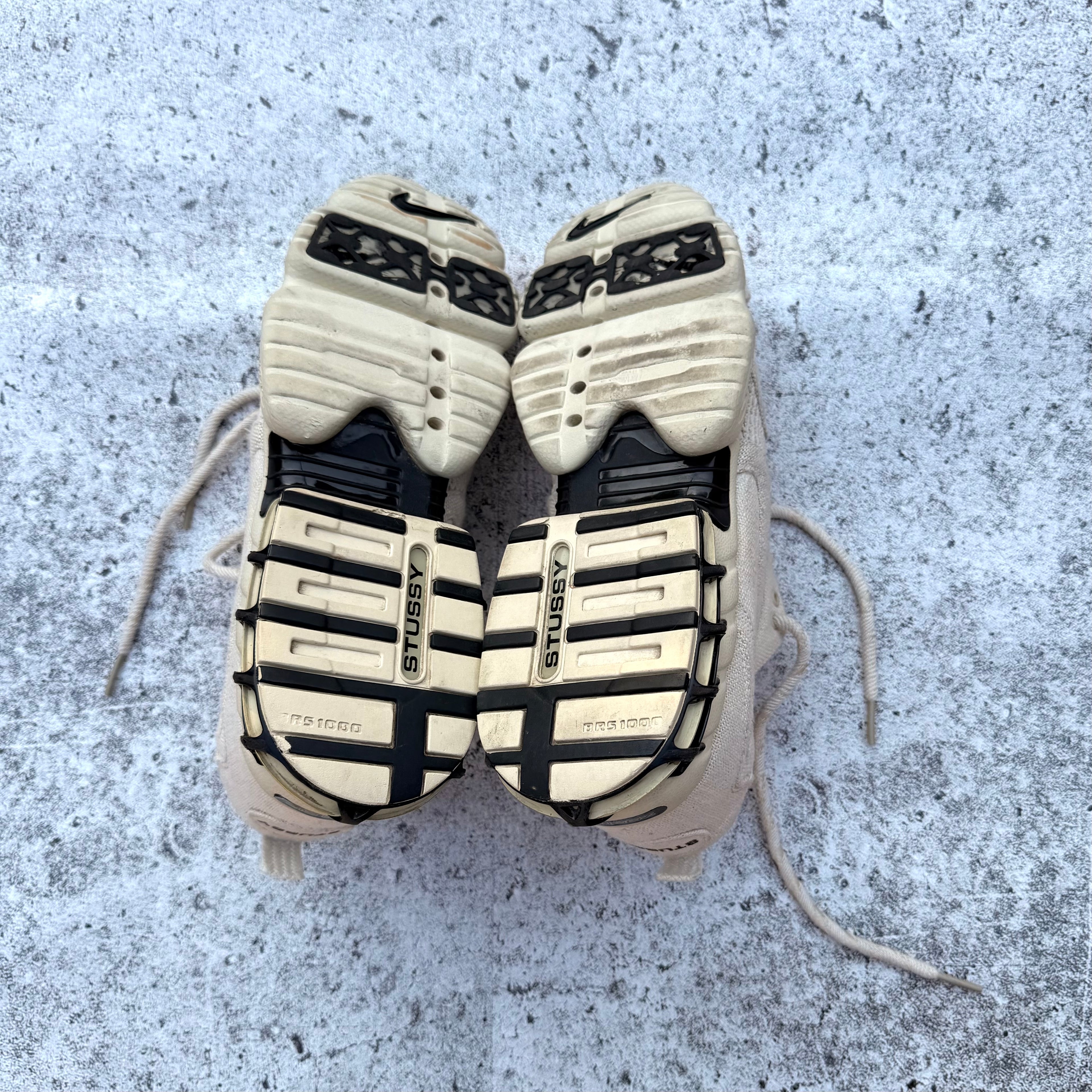 Nike Stüssy x Air Zoom Spiridon Caged 2 Fossil Sneakers [9UK]