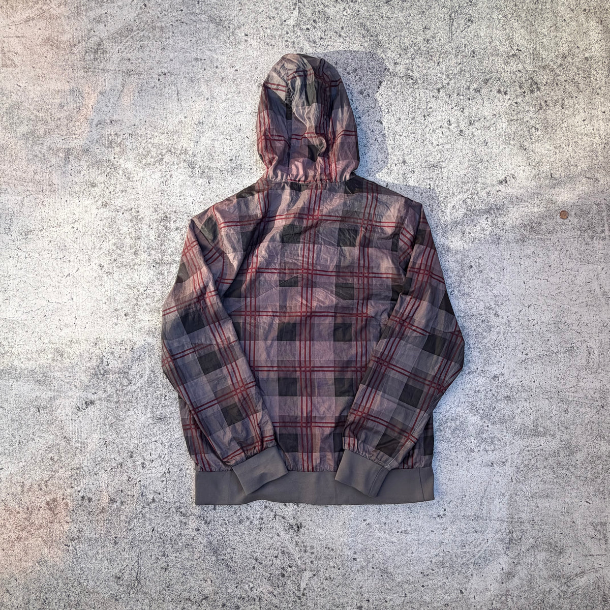 Nike 6.0 Plaid Vintage Windbreaker Jacket