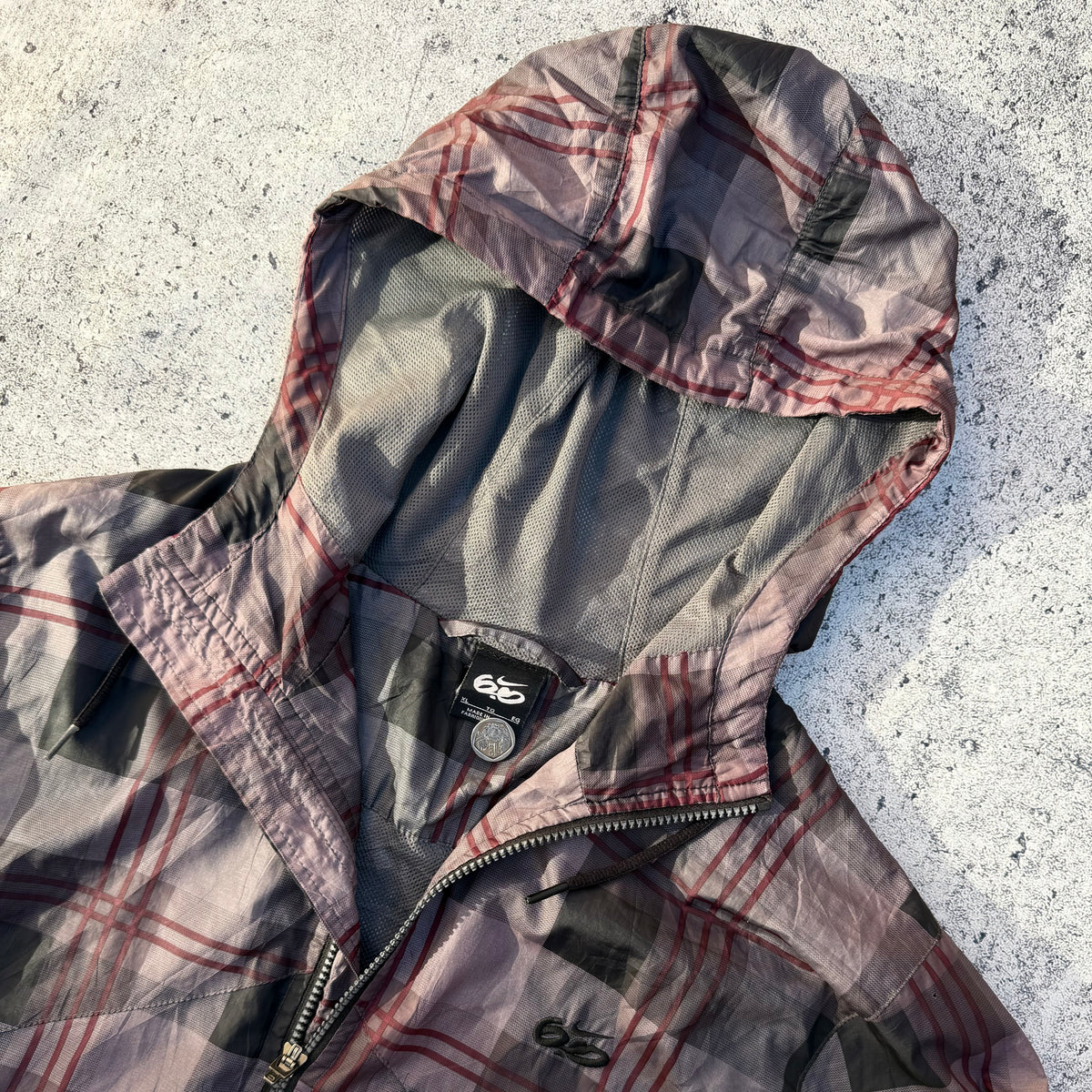 Nike 6.0 Plaid Vintage Windbreaker Jacket