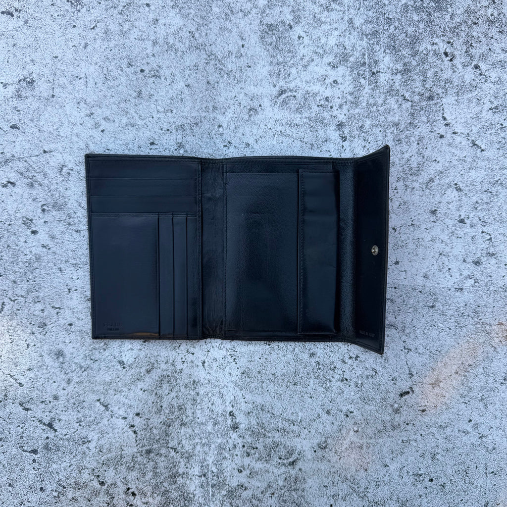 Prada Milano Vintage 1997 Leather Wallet [With Authenticity Certificate Card]