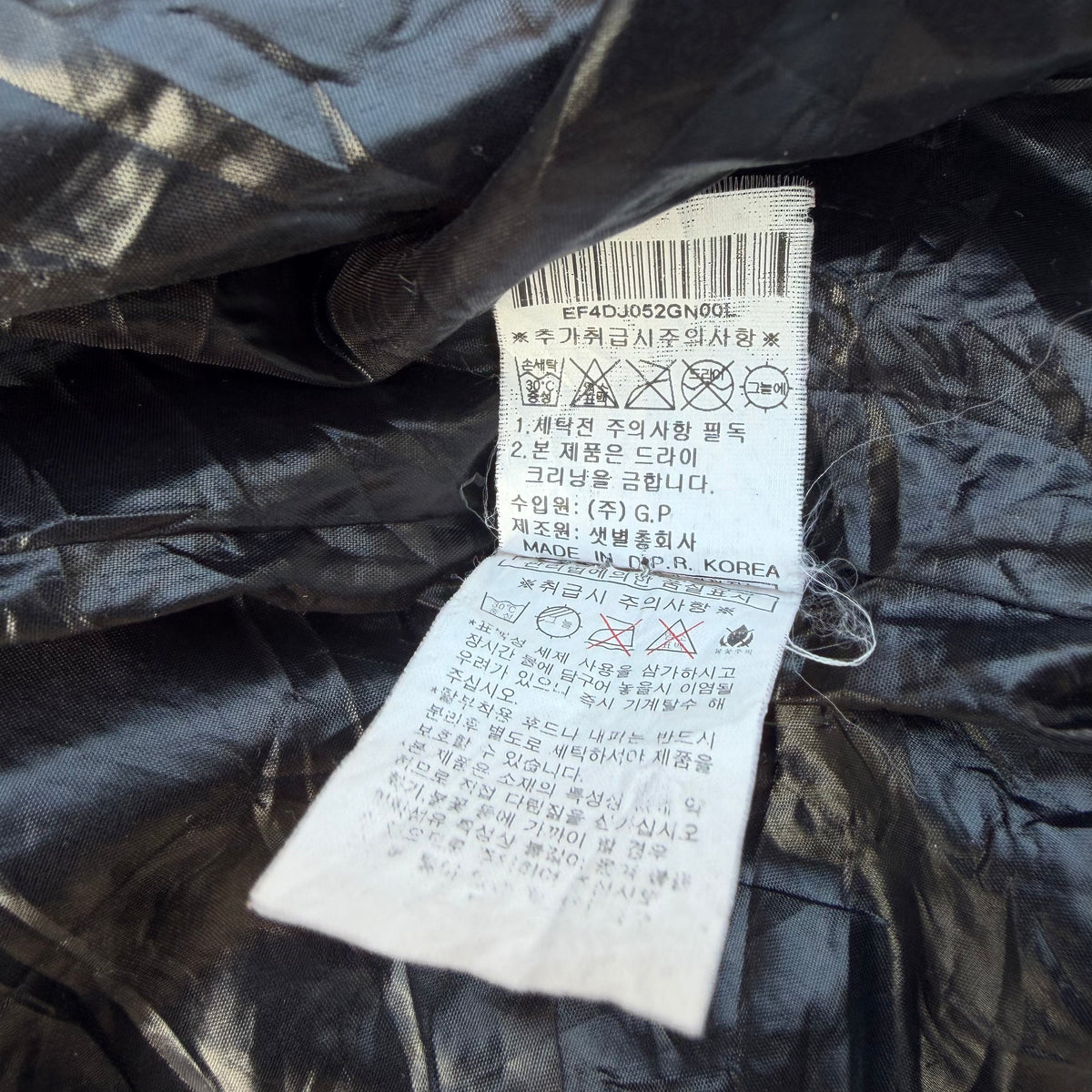 Evisu Full Zipper Men’s Puffer Jacket [Small]