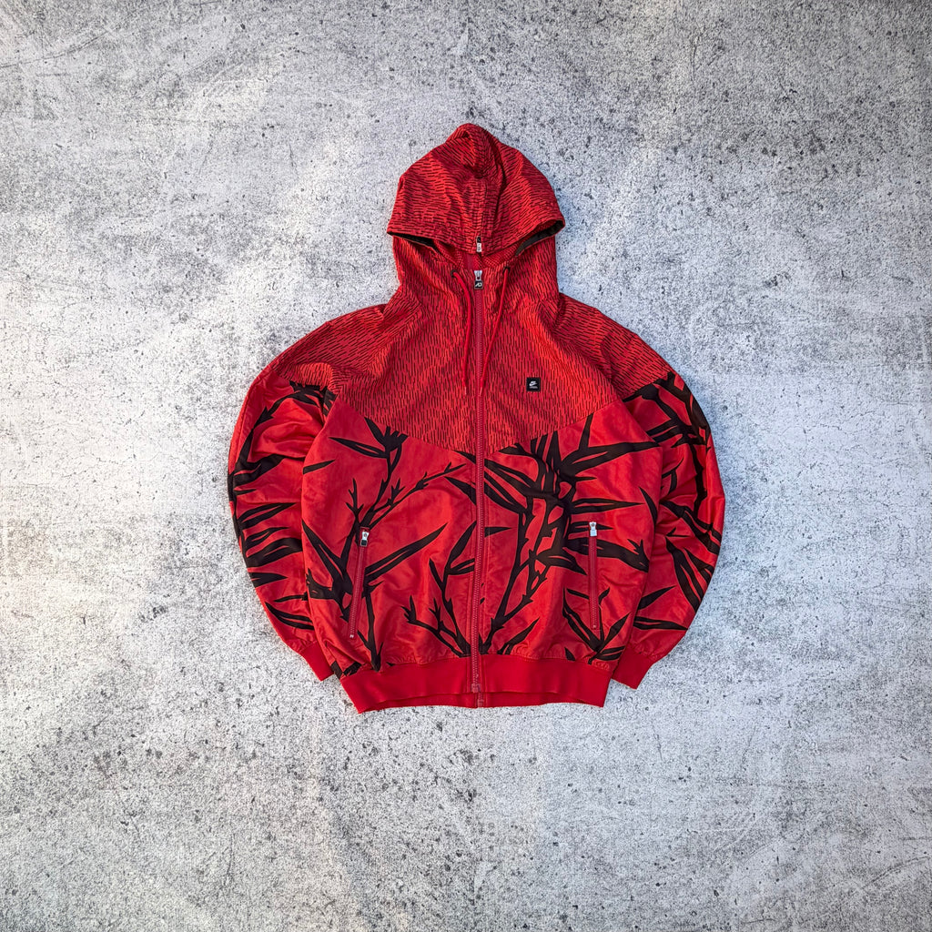 Nike Athletic Japanese Print Men’s Vintage Windbreaker Jacket [Small]
