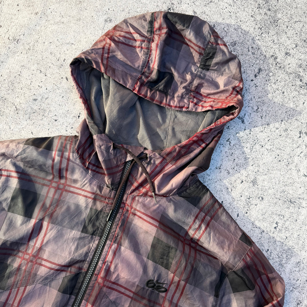 Nike 6.0 Plaid Vintage Windbreaker Jacket