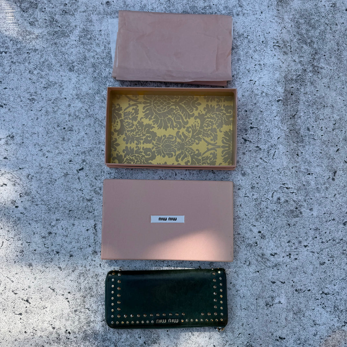 Miu Miu Long Leather Wallet