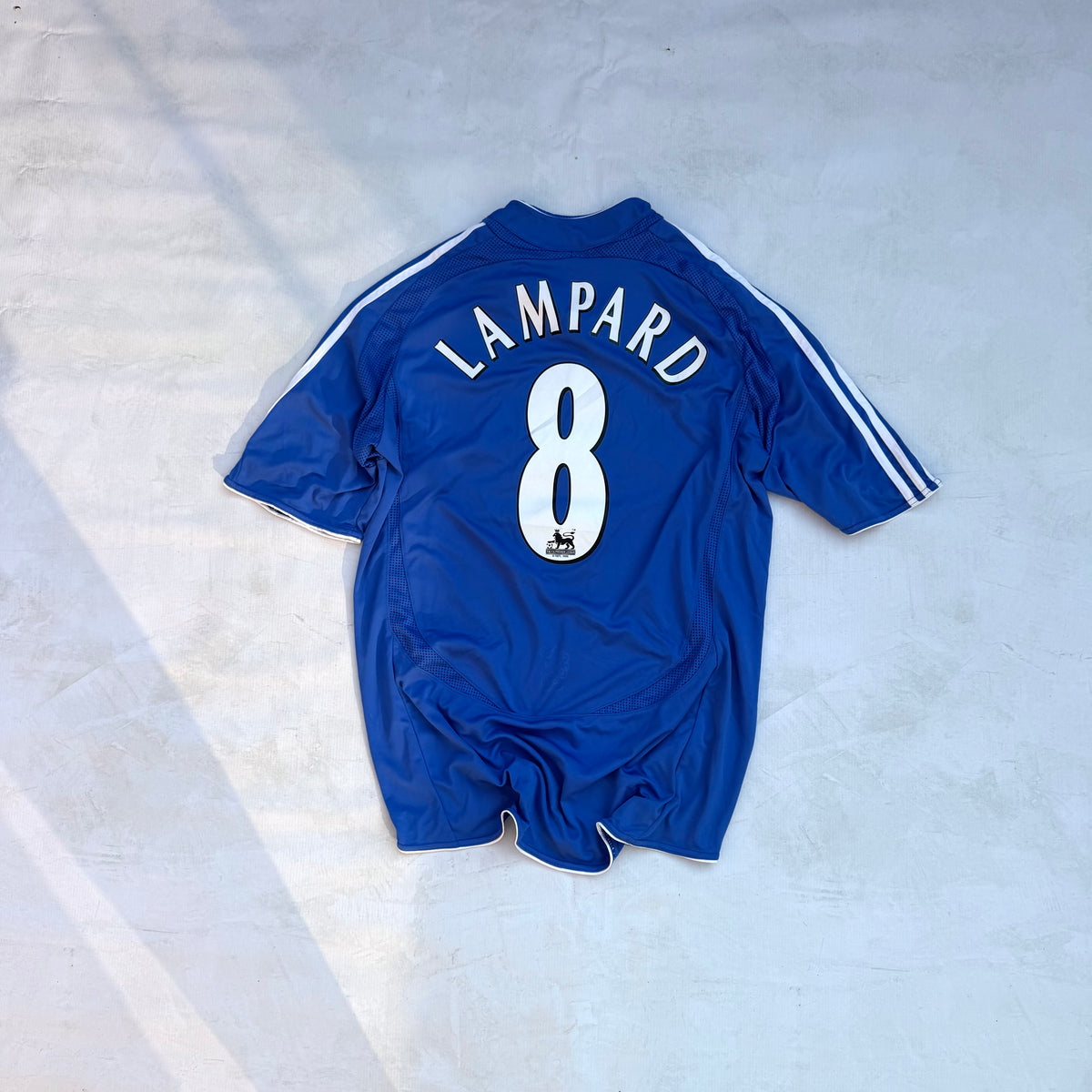 Vintage Adidas 2006-08 Adidas Chelsea F.C. Home Jersey Lampard 8 [Large]