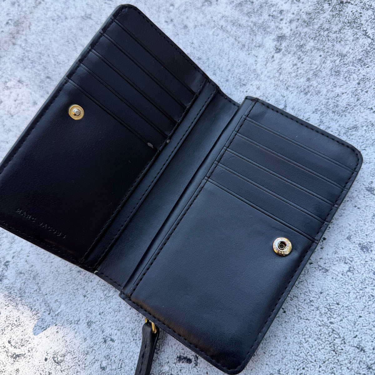 Marc Jacobs New York Black Leather Wallet