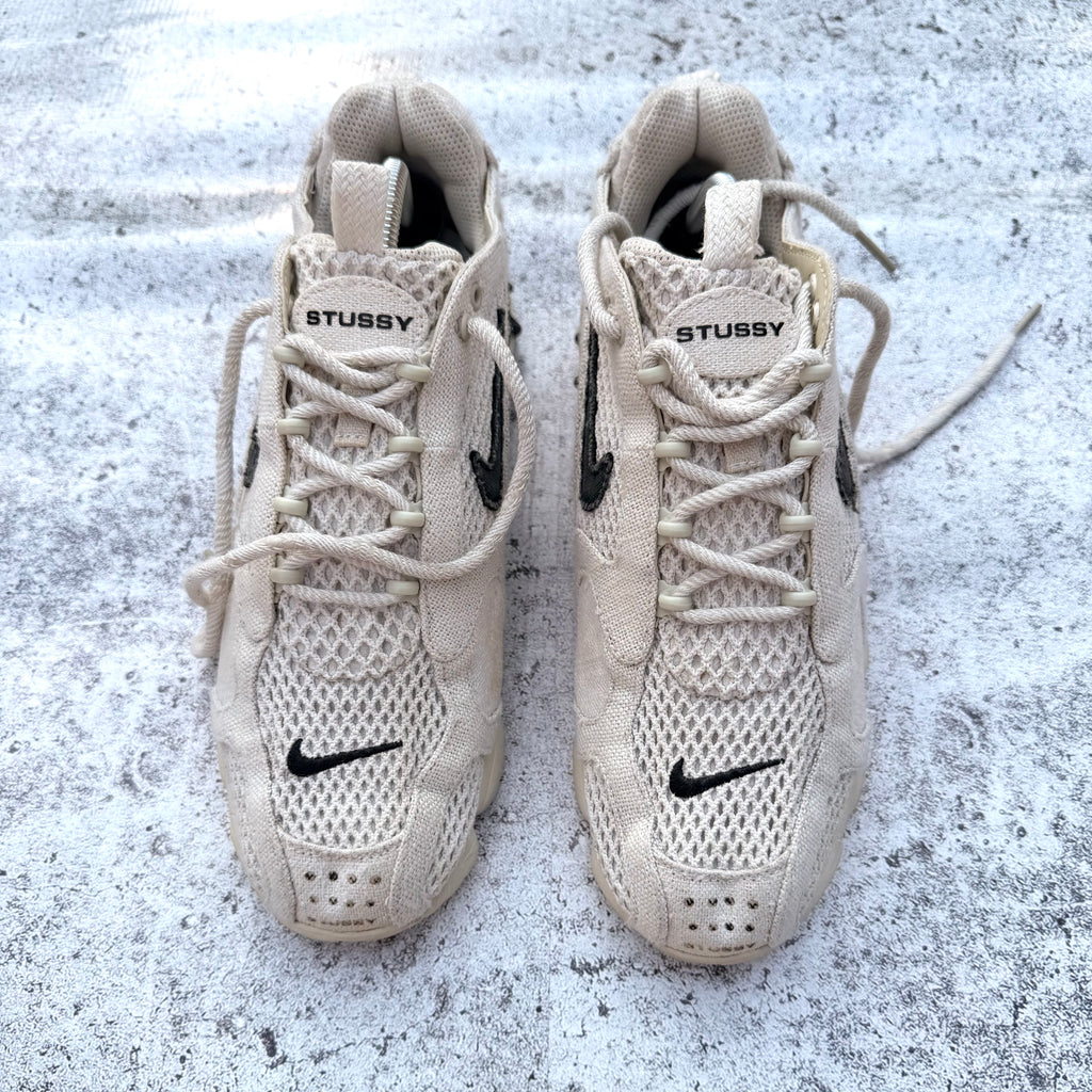 Nike Stüssy x Air Zoom Spiridon Caged 2 Fossil Sneakers [9UK]