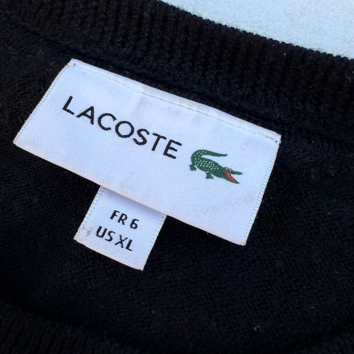Lacoste Wool Crew Neck Sweater - Japan [Large]