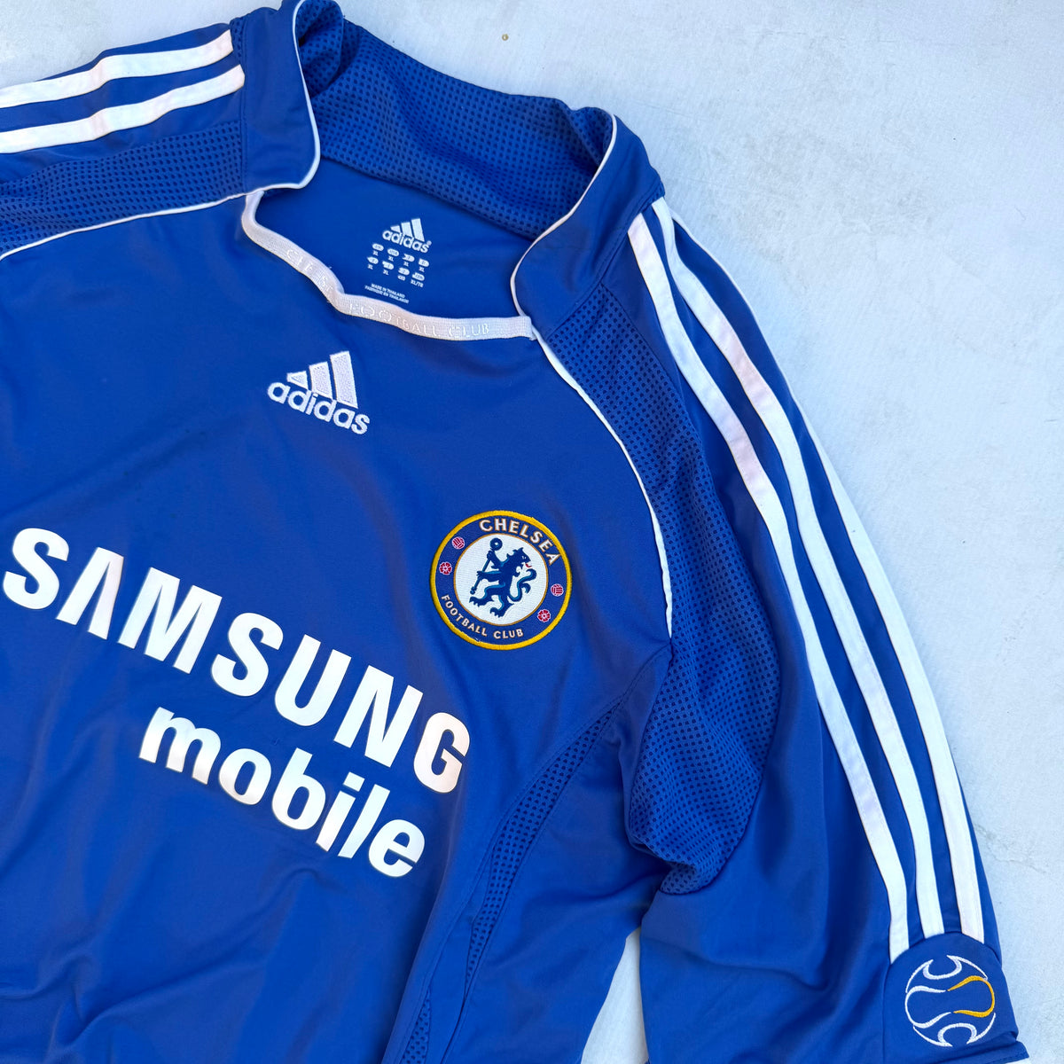 Vintage Adidas 2006-08 Adidas Chelsea F.C. Home Jersey Lampard 8 [Large]