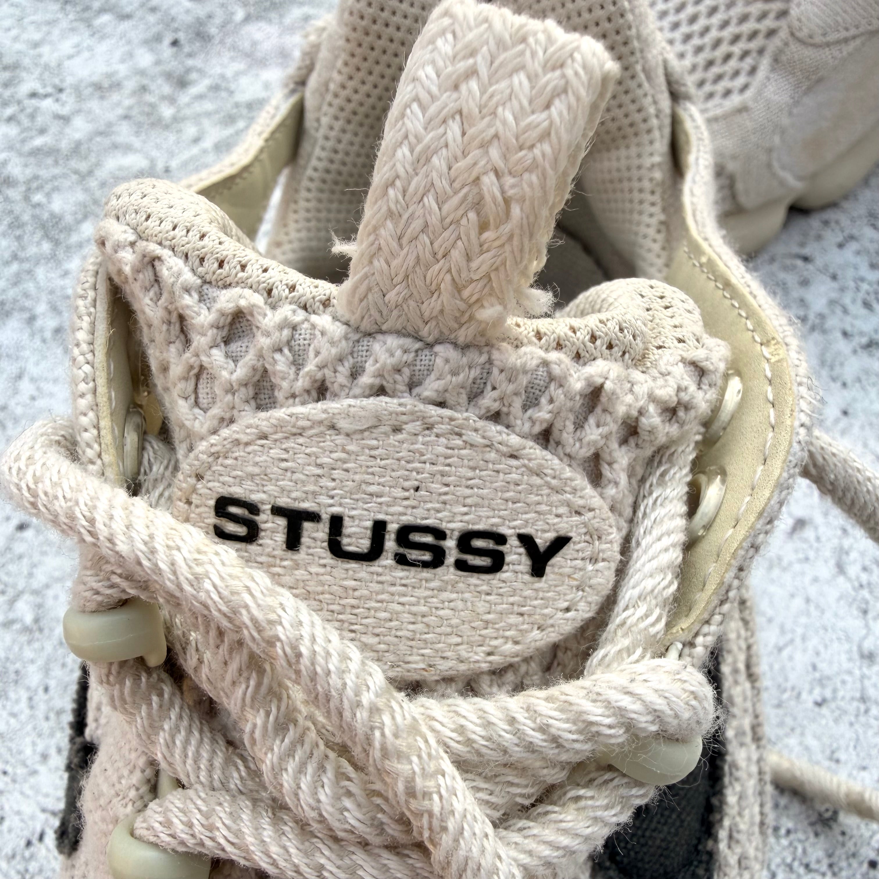 Nike Stüssy x Air Zoom Spiridon Caged 2 Fossil Sneakers [9UK]