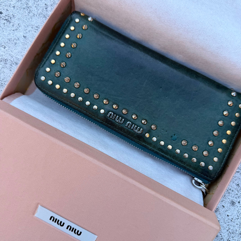 Miu Miu Long Leather Wallet
