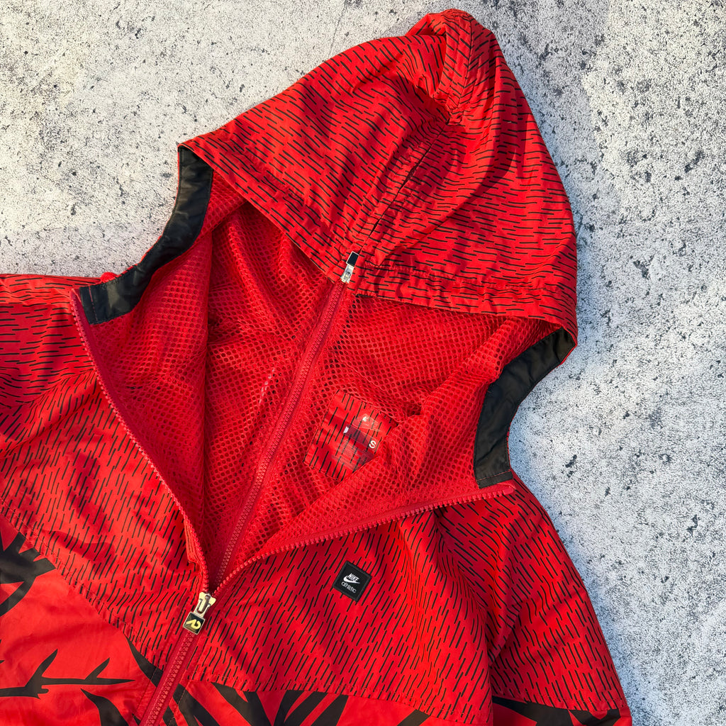 Nike Athletic Japanese Print Men’s Vintage Windbreaker Jacket [Small]