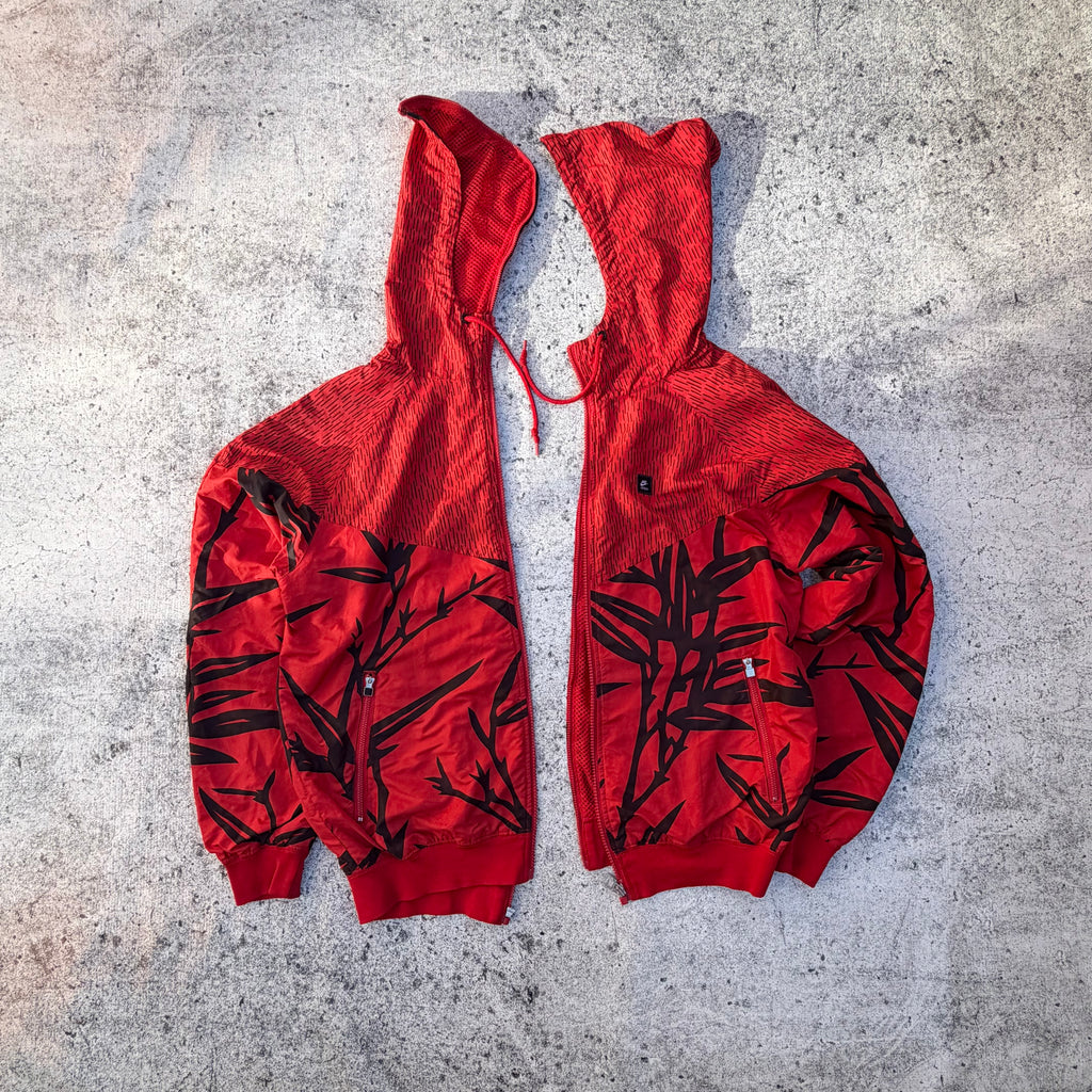 Nike Athletic Japanese Print Men’s Vintage Windbreaker Jacket [Small]