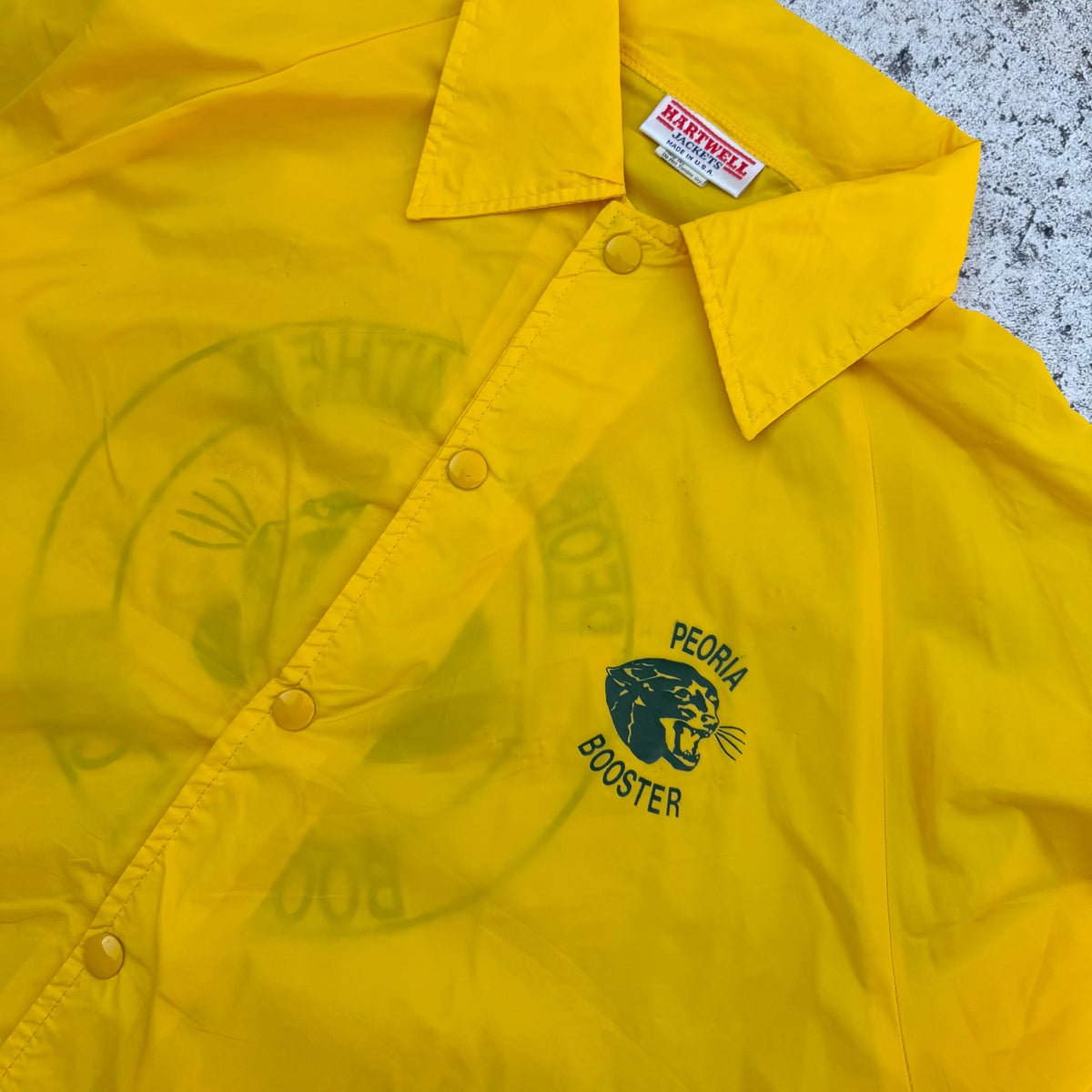 Vintage Peoria Panther Booster Club Men’s Lightweight Windbreaker Jacket