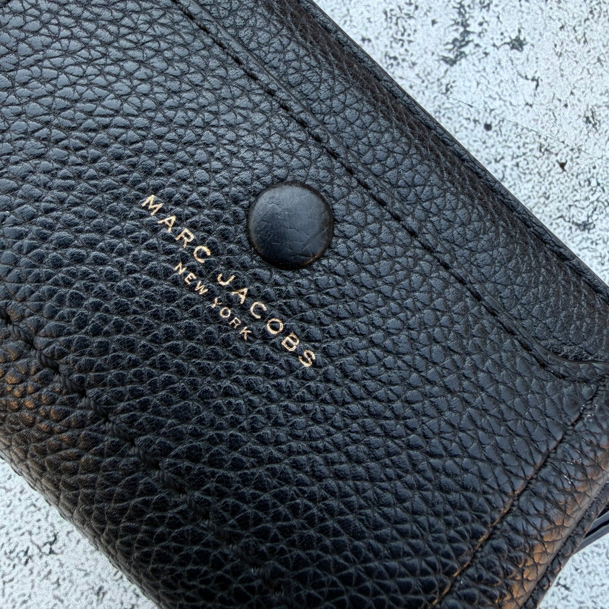 Marc Jacobs New York Black Leather Wallet