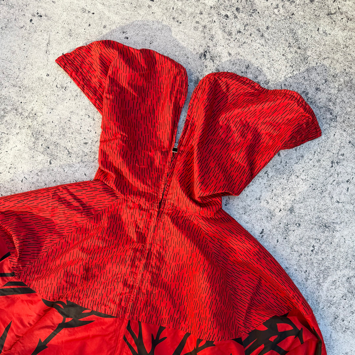 Nike Athletic Japanese Print Men’s Vintage Windbreaker Jacket [Small]