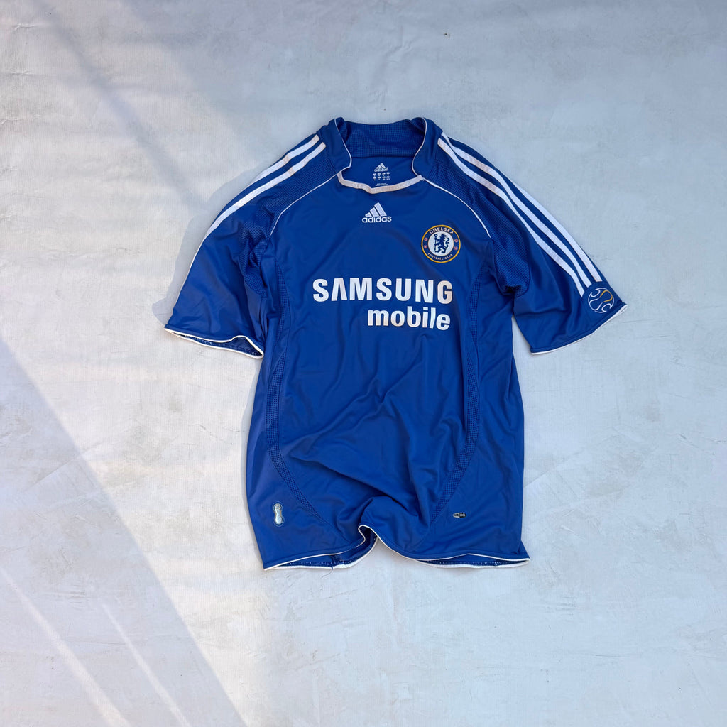 Vintage Adidas 2006-08 Adidas Chelsea F.C. Home Jersey Lampard 8 [Large]