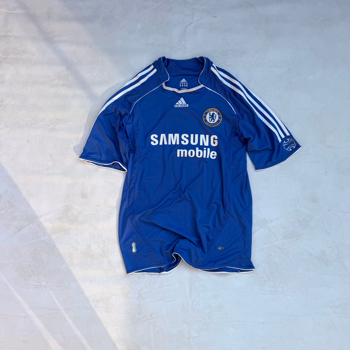 Vintage Adidas 2006-08 Adidas Chelsea F.C. Home Jersey Lampard 8 [Large]