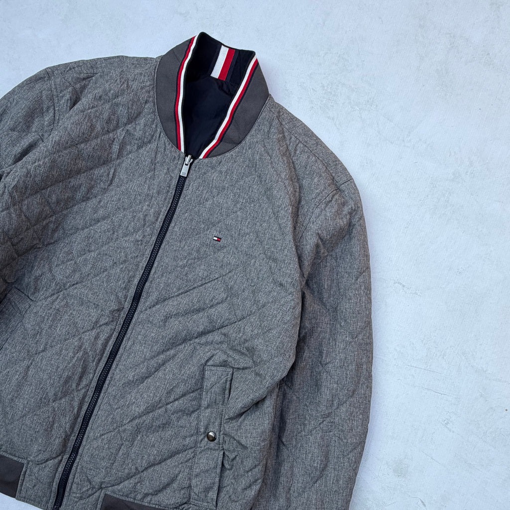 Tommy Hilfiger Men’s Reversible Quilted Bomber Jacket [XXL]
