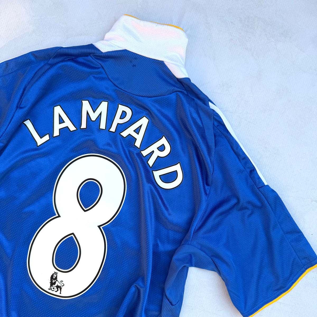 Vintage Adidas 2008-09 Adidas Chelsea F.C. Home Jersey Lampard 8 [Medium]