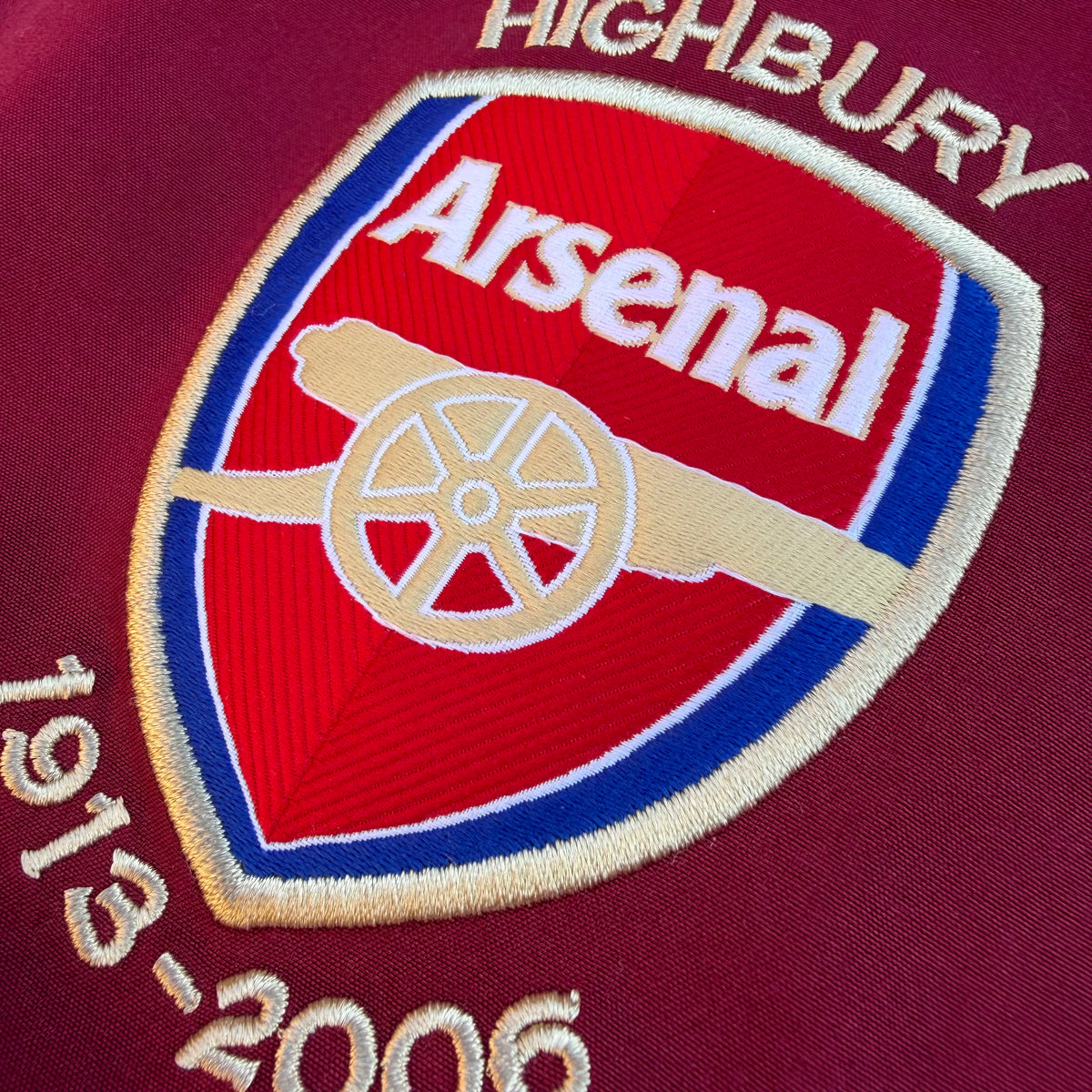 Vintage Nike Arsenal 2005-06 Highbury Home Jersey [Large]