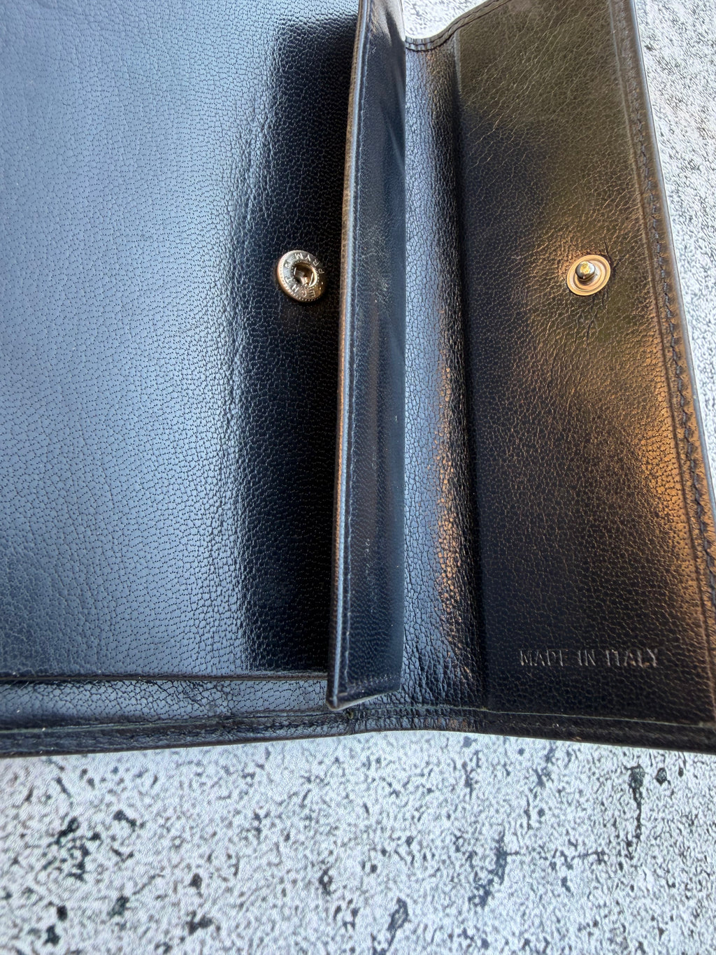 Prada Milano Vintage 1997 Leather Wallet [With Authenticity Certificate Card]