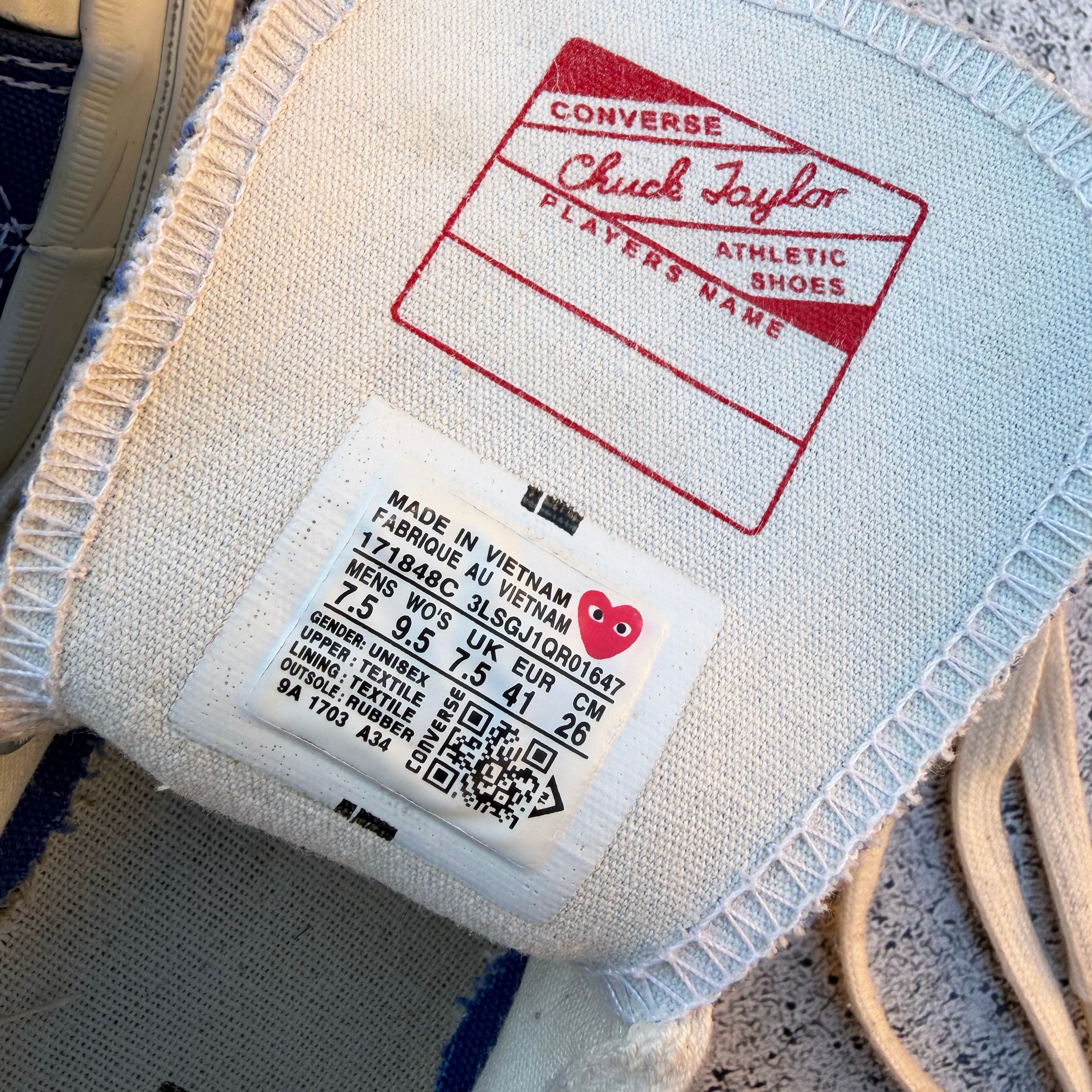 Converse Chuck 70 Low x Comme des Garçons PLAY Sneakers