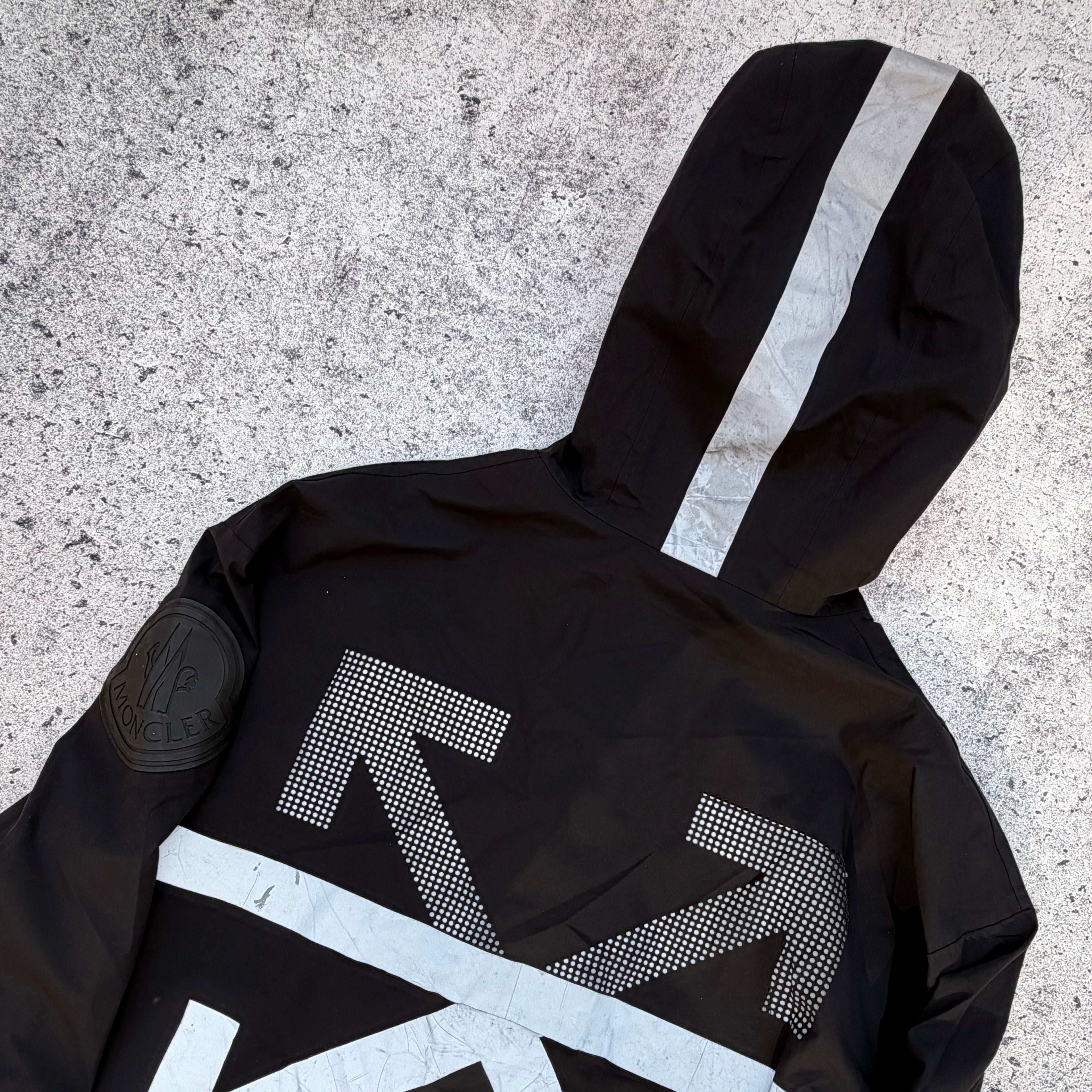 Moncler x Off-White Men’s Reflective Windbreaker Jacket [Medium]