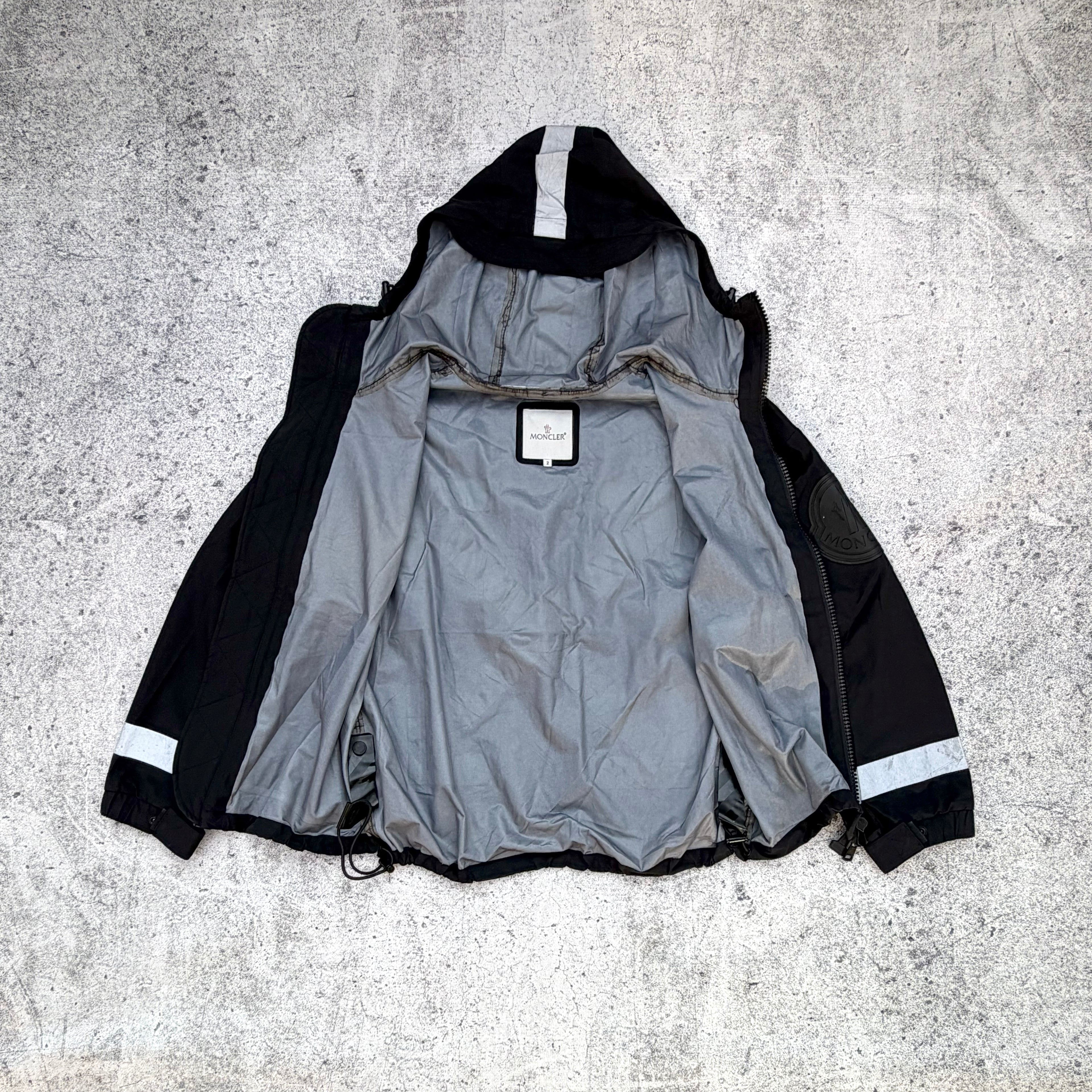 Moncler x Off-White Men’s Reflective Windbreaker Jacket [Medium]
