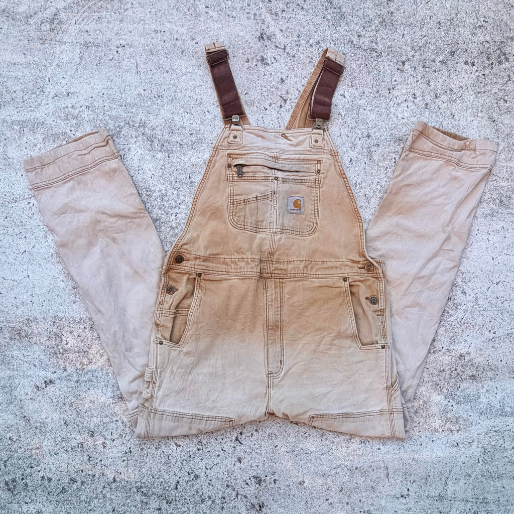 Carhartt Men's Vintage Double Knee Overalls Dungaree [Large-XL]