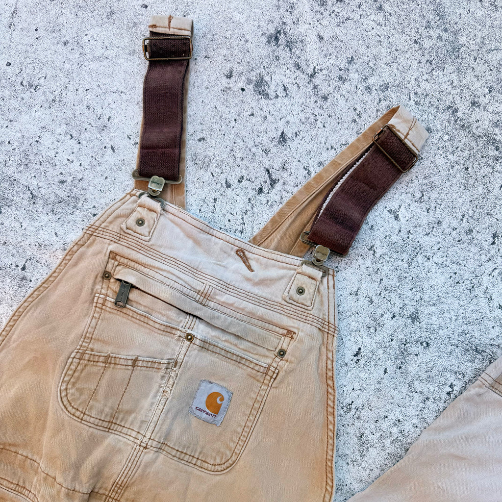 Carhartt Men's Vintage Double Knee Overalls Dungaree [Large-XL]