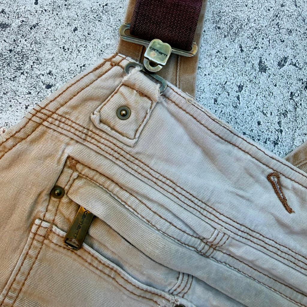 Carhartt Men's Vintage Double Knee Overalls Dungaree [Large-XL]
