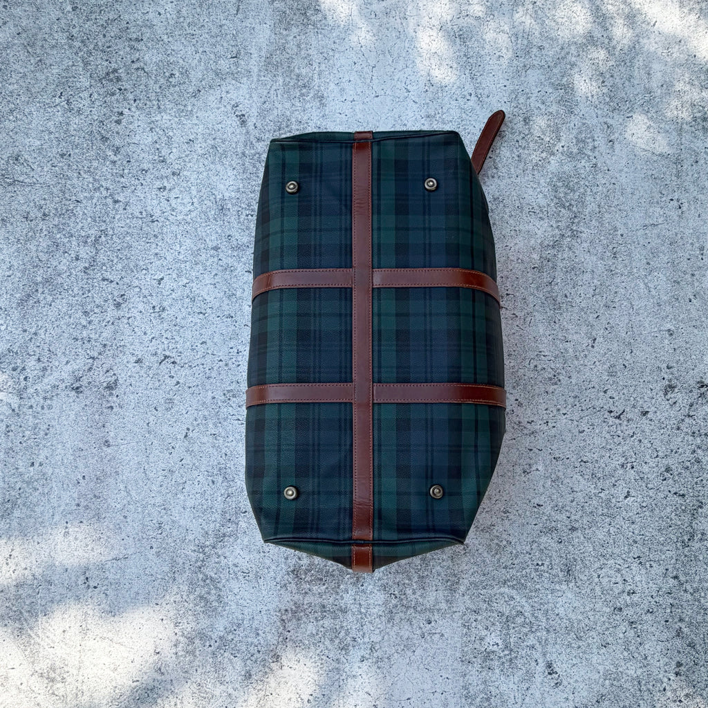 Polo Ralph Lauren 90’s Tartan Plaid Duffle Weekender Bag