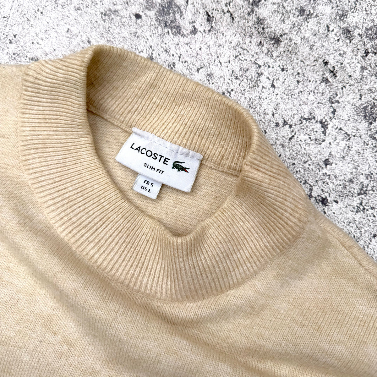 Lacoste Men's High Crewneck Knit Sweater [Large]