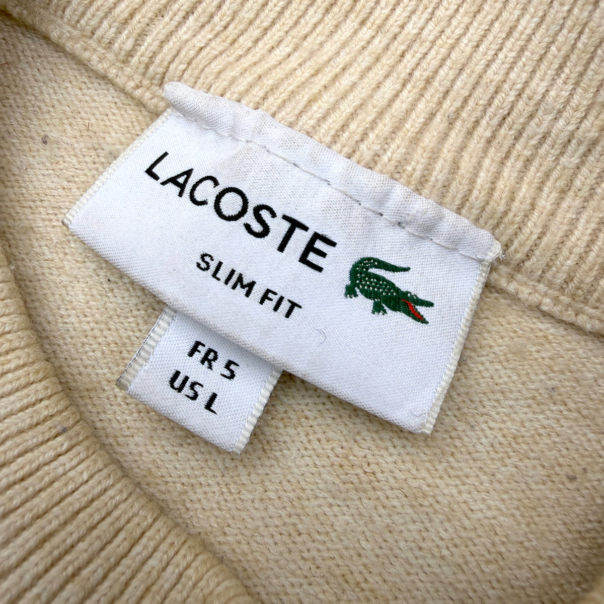 Lacoste Men's High Crewneck Knit Sweater [Large]