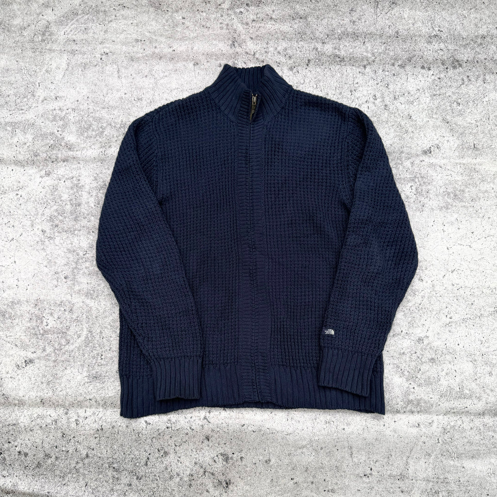 The North Face Men's Full Zip Heavy Knit Cardigan Sweater [XL]