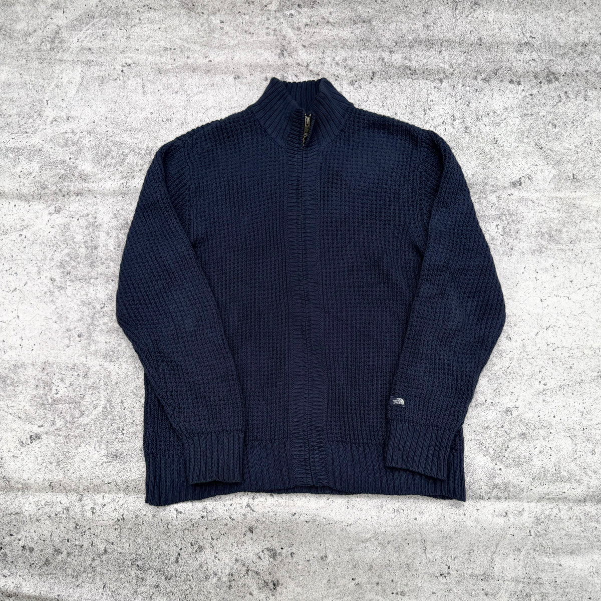 The North Face Men's Full Zip Heavy Knit Cardigan Sweater [XL]