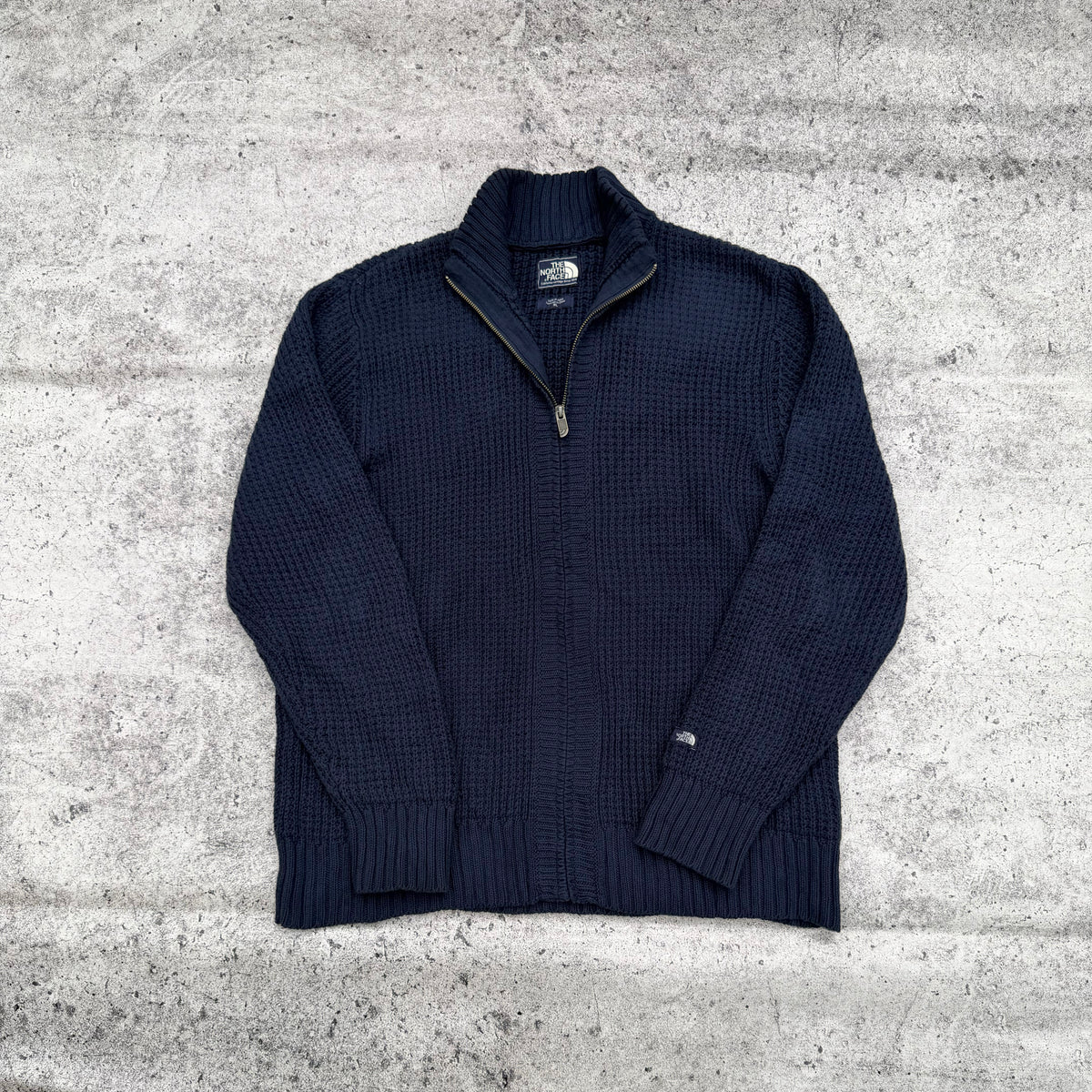 The North Face Men's Full Zip Heavy Knit Cardigan Sweater [XL]