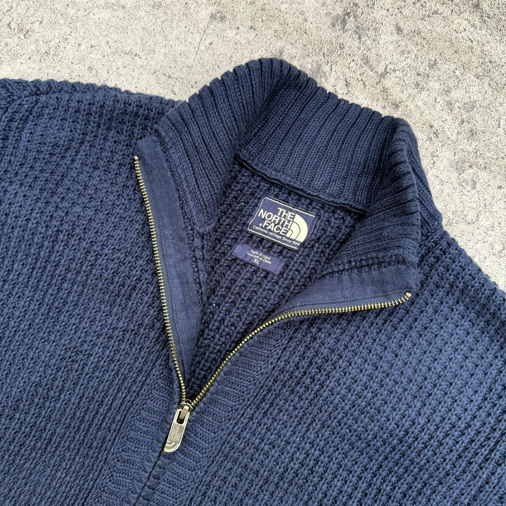 The North Face Men's Full Zip Heavy Knit Cardigan Sweater [XL]