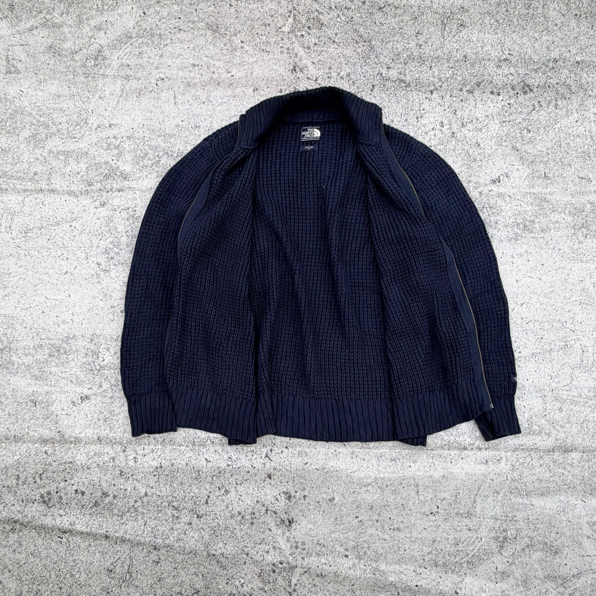 The North Face Men's Full Zip Heavy Knit Cardigan Sweater [XL]
