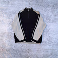 Carlo Colucci Men's Quarter Zip Knitted Sweater [Large]