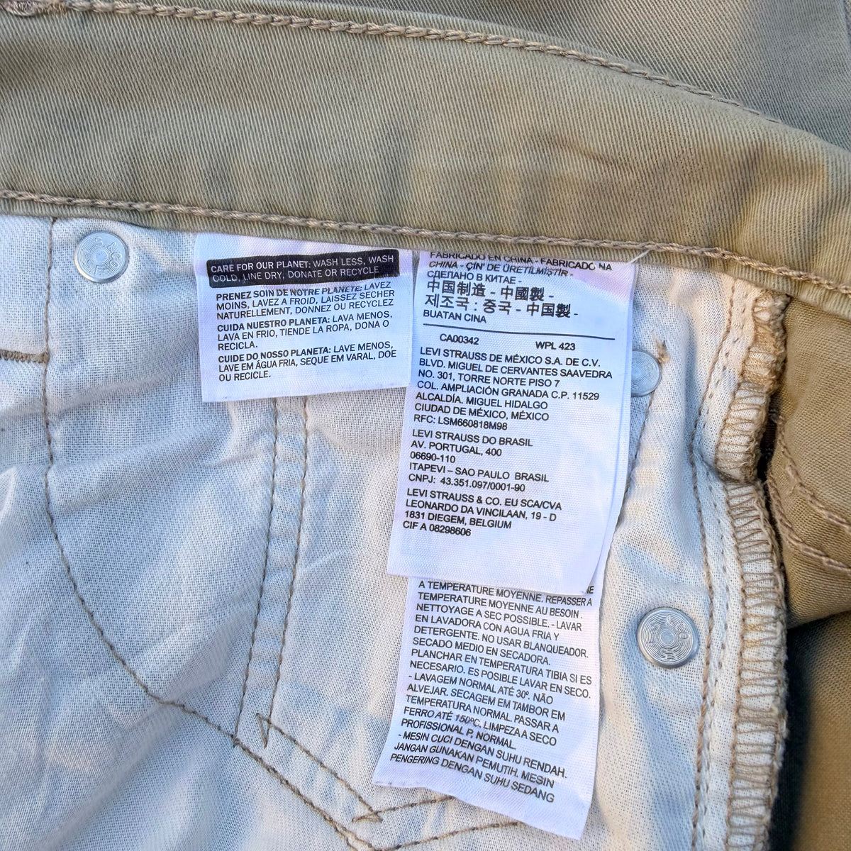 Levi's Mens 502 Regular Taper Fit Pants [W28, L32]